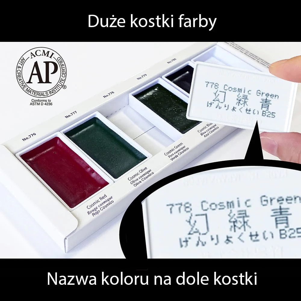 Farby akwarelowe Kuretake Gansai Tambi Granulating Colors 5 sztuk | 2 - Image 5
