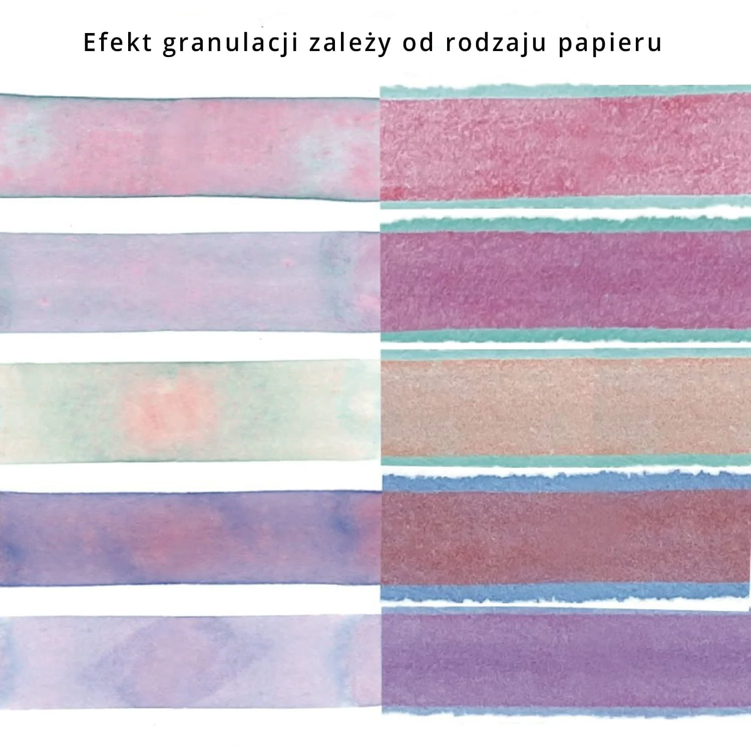 Farby akwarelowe Kuretake Gansai Tambi Granulating Colors 5 sztuk - Image 5