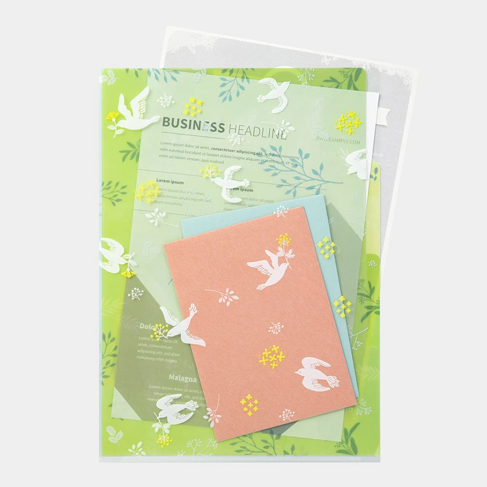 Folder Midori A4 | Białe Ptaki - Image 3