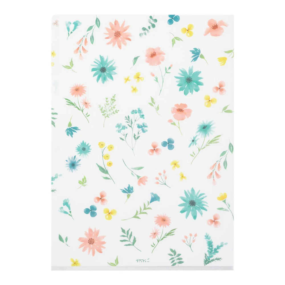 Folder Midori A4 | Kwiaty - Image 2