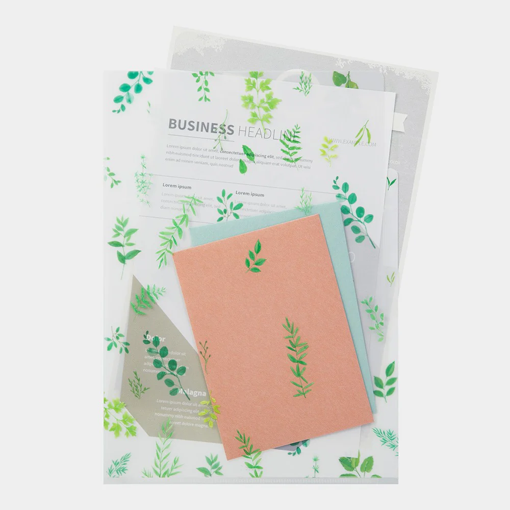 Folder Midori A4 | Liście - Image 3
