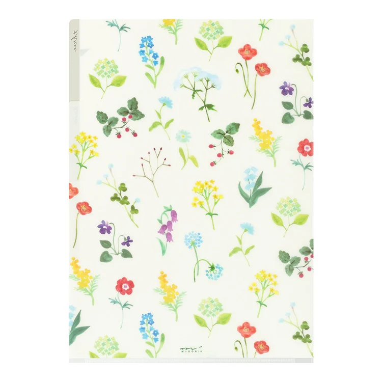 Folder Midori A4 | Polne kwiaty - Image 2