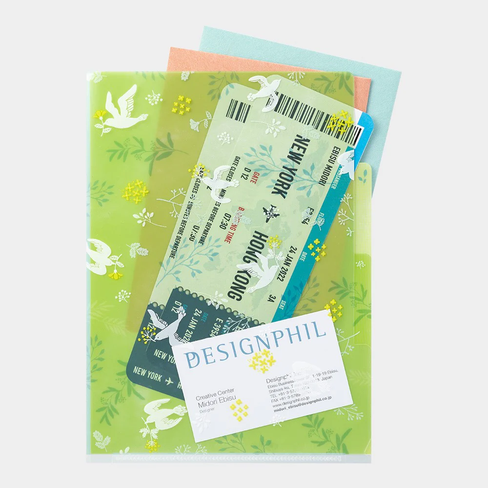 Folder Midori A5 | Białe Ptaki - Image 3