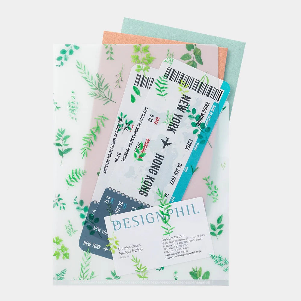 Folder Midori A5 | Liście - Image 3