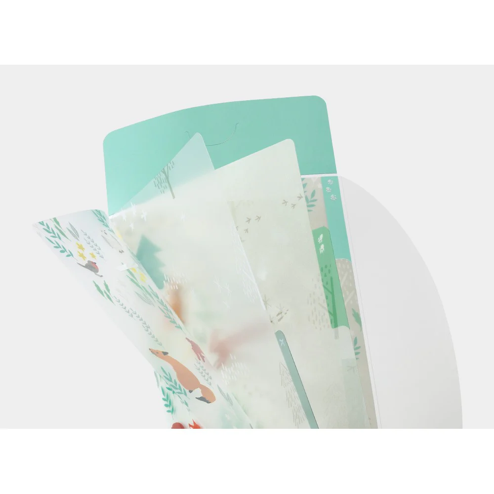 Folder z klapką Midori A5 | Zwierzęta - Image 4