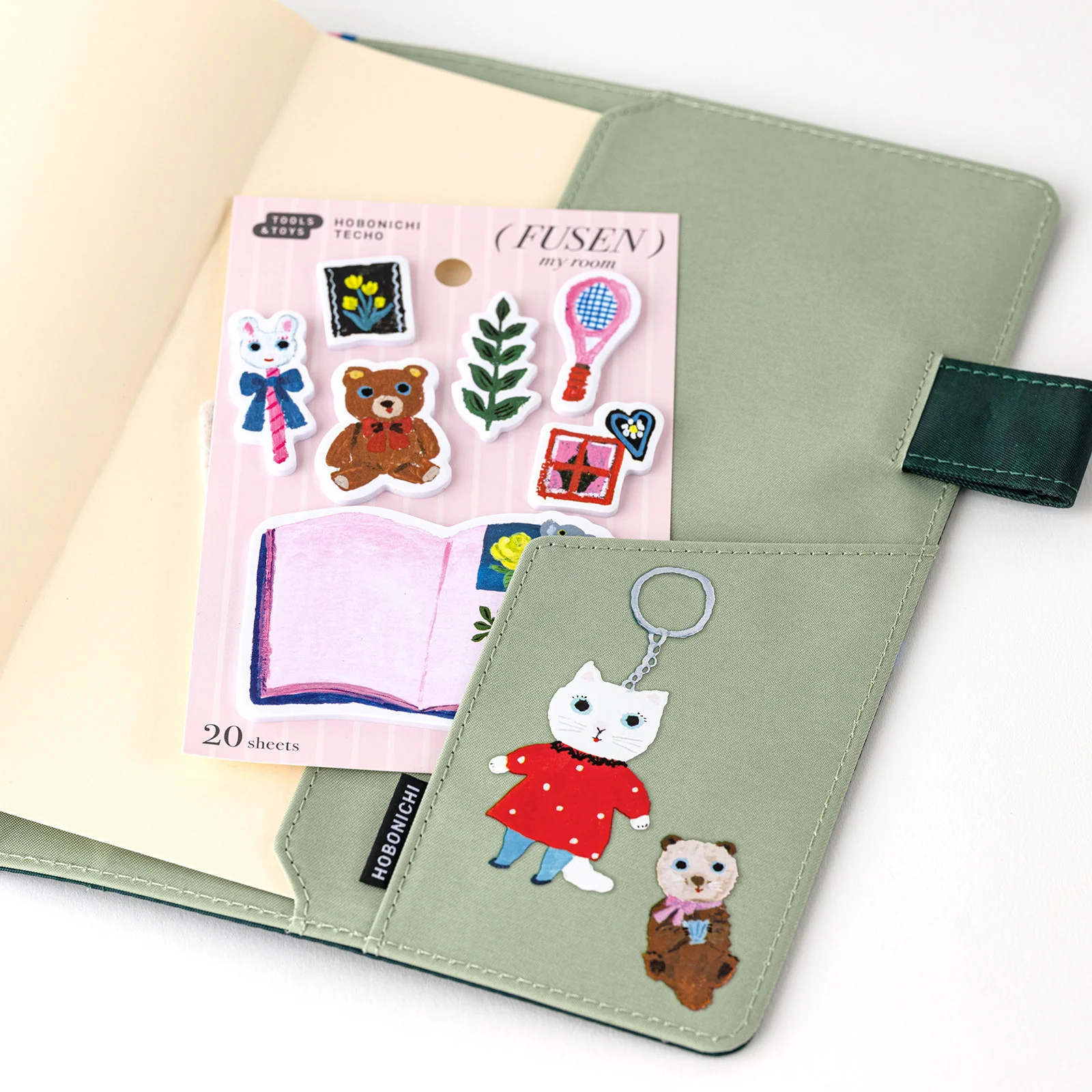 Karteczki Hobonichi Sticky Notes Tabs | Yumi Kitagishi: My room - Image 3