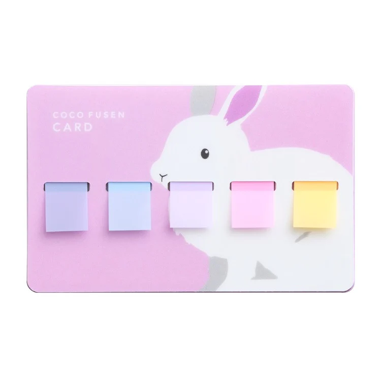 Karteczki indeksujące Kanmido Coco Fusen Card | Zwierzęta - Image 11