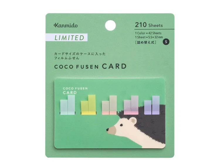 Karteczki indeksujące Kanmido Coco Fusen Card | Zwierzęta - Image 2