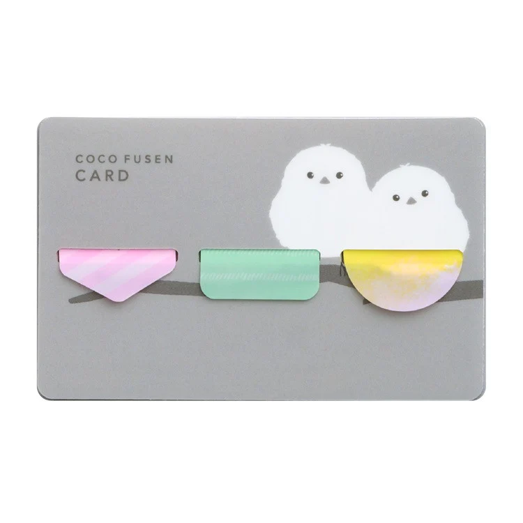 Karteczki indeksujące Kanmido Coco Fusen Card | Zwierzęta - Image 8