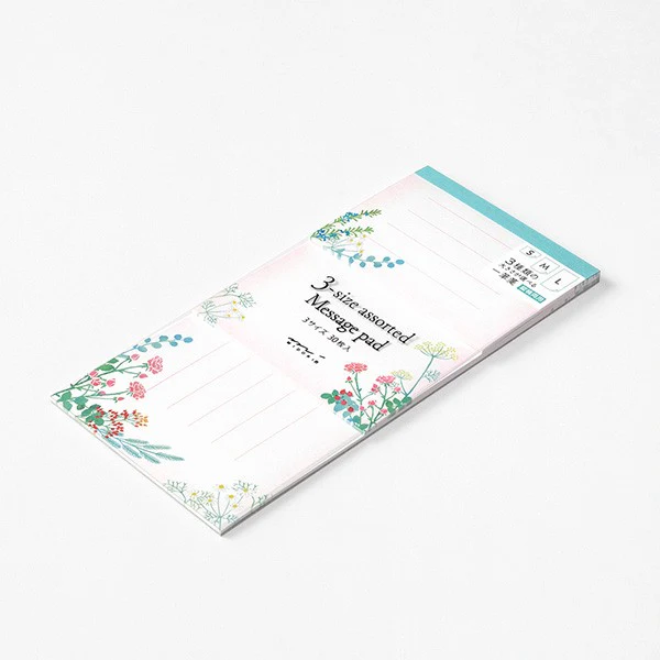 Karteczki Midori w 3 wielkościach Message Pad - Botaniczny - Image 2