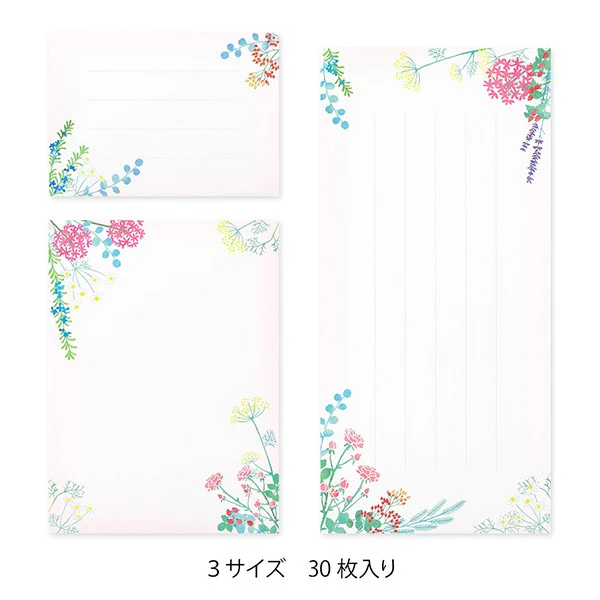 Karteczki Midori w 3 wielkościach Message Pad - Botaniczny - Image 3