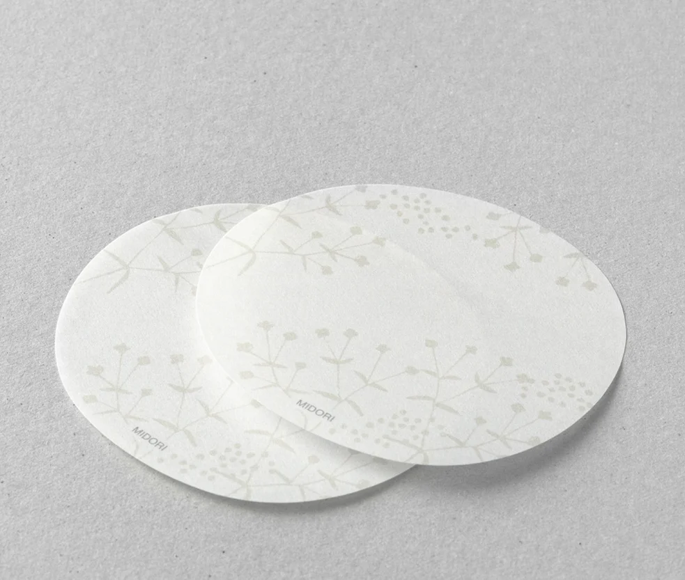 Karteczki samoprzylepne Midori Sakura Fusen Transparentne | Białe kwiatki - Image 3