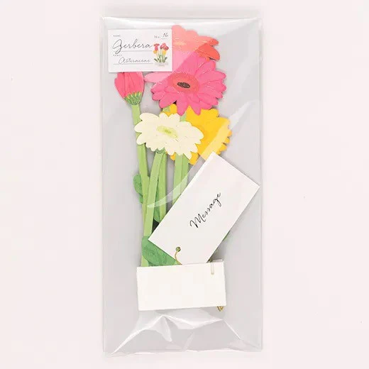Kartka okolicznościowa 3D Blooming | Gerbery - Image 3