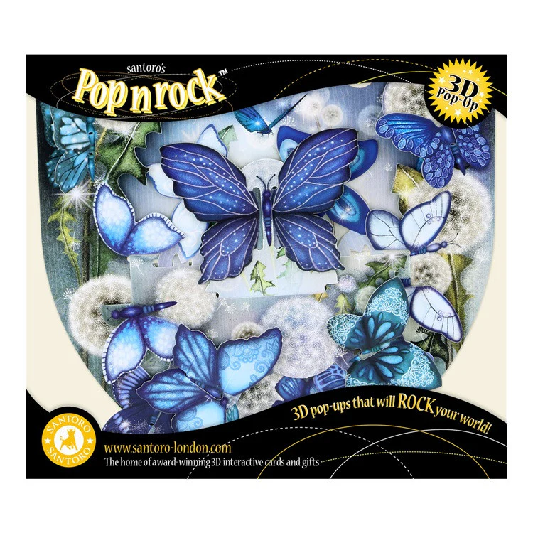 Kartka okolicznościowa Santoro Pop n Rock | Motyle - Image 6