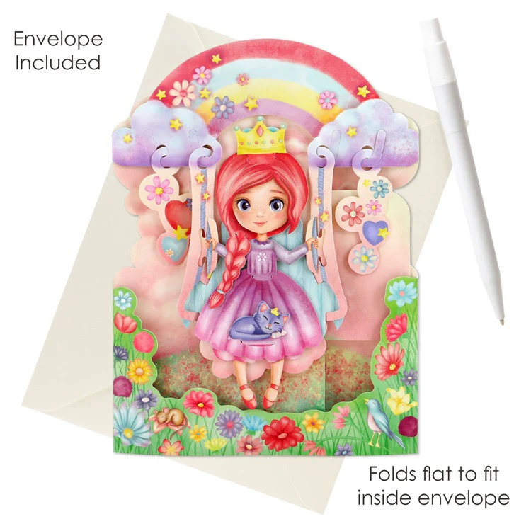 Kartka okolicznościowa Santoro Swing Cards | Bajkowa księżniczka - Image 2