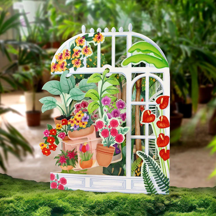 Kartka okolicznościowa Santoro Swing Cards | Ogród botaniczny - Image 6