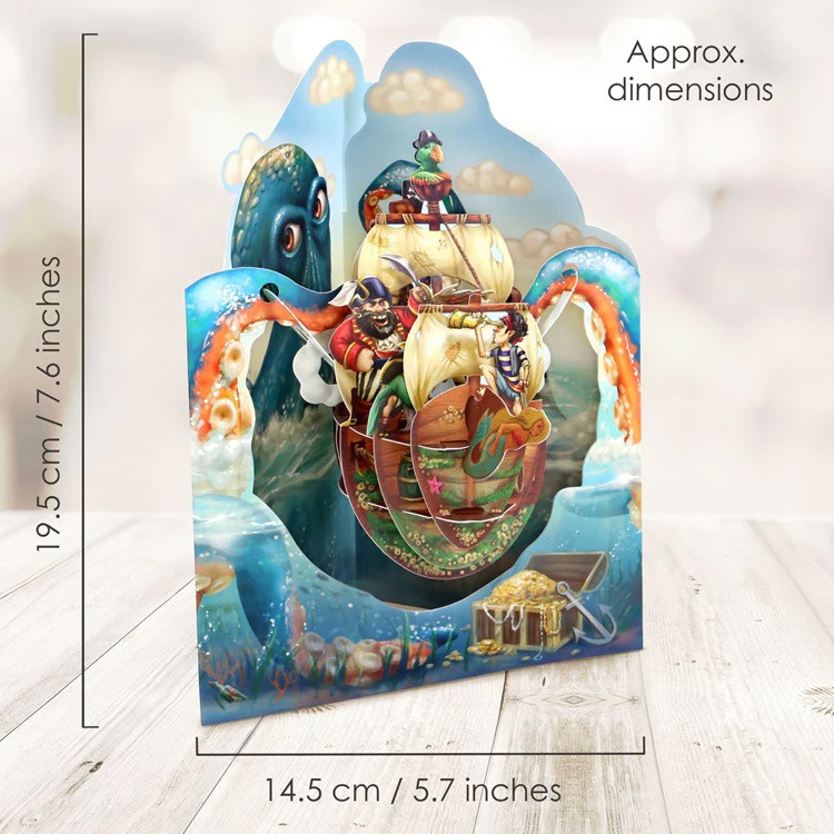 Kartka okolicznościowa Santoro Swing Cards | Piraci - Image 2