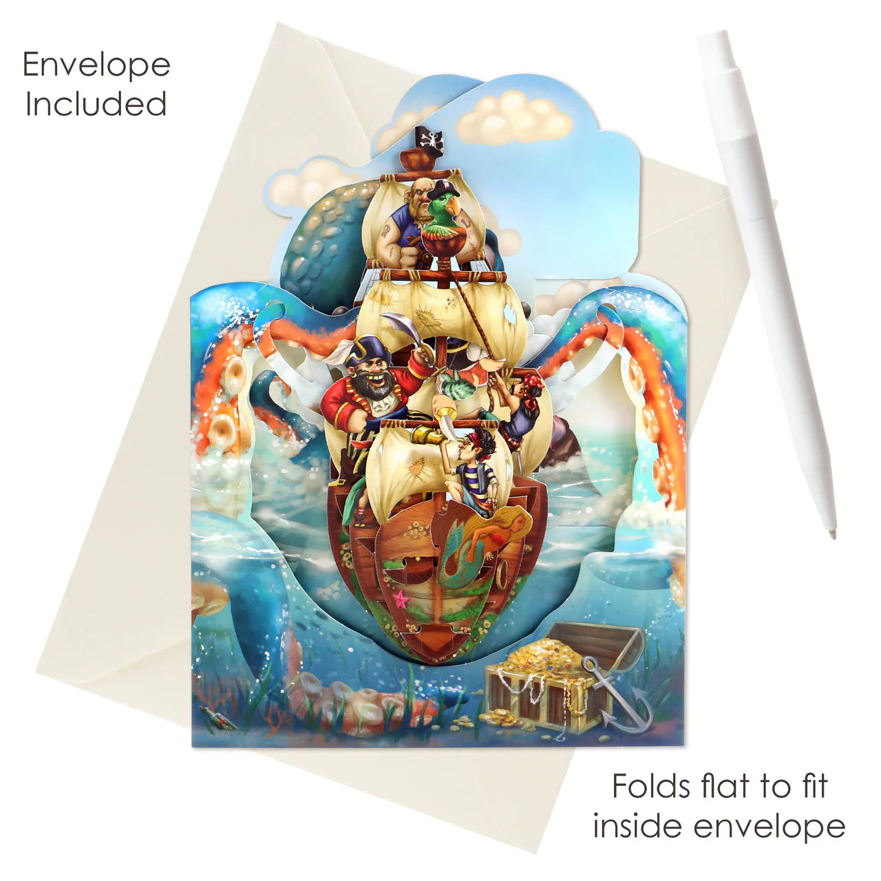 Kartka okolicznościowa Santoro Swing Cards | Piraci - Image 4
