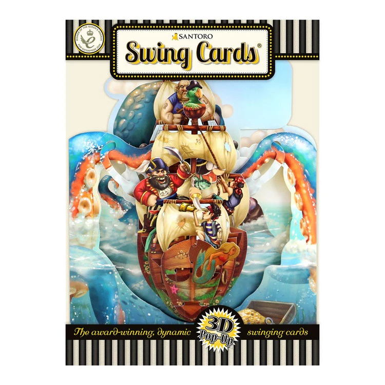 Kartka okolicznościowa Santoro Swing Cards | Piraci - Image 6