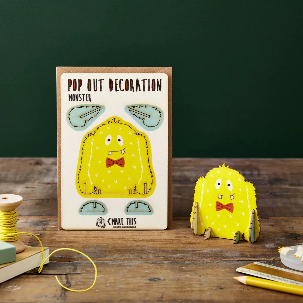 Kartka Pop Out Card Decoration | Potwór - Image 2
