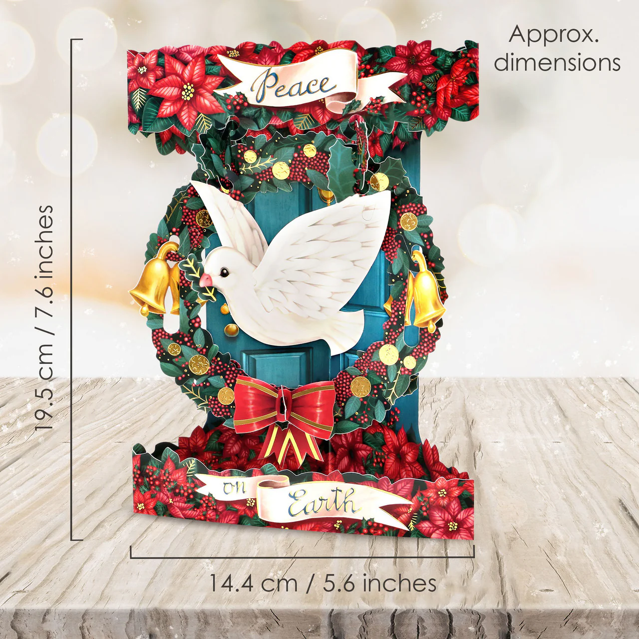 Kartka Świąteczna Santoro Swing Cards | Pokój na świecie - Image 5