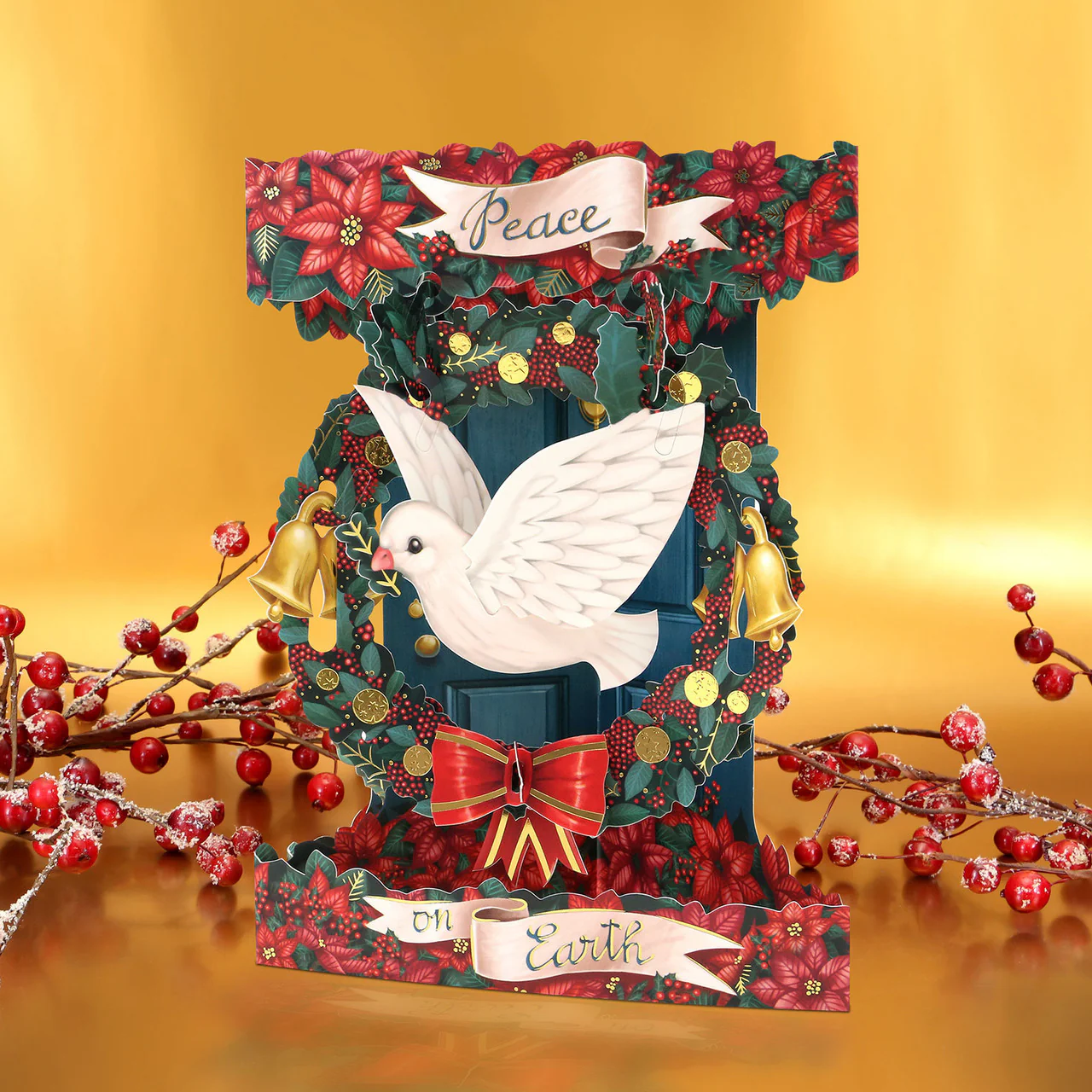 Kartka Świąteczna Santoro Swing Cards | Pokój na świecie - Image 7