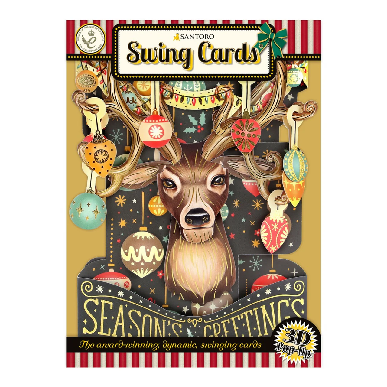 Kartka Świąteczna Santoro Swing Cards | Renifer - Image 2