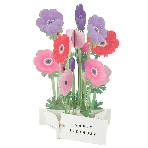 Kartka urodzinowa 3D Blooming | Zawilce - Image 2