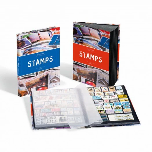 Klaser na znaczki Leuchtturm Stamp Album A5 - czerwony - Image 3