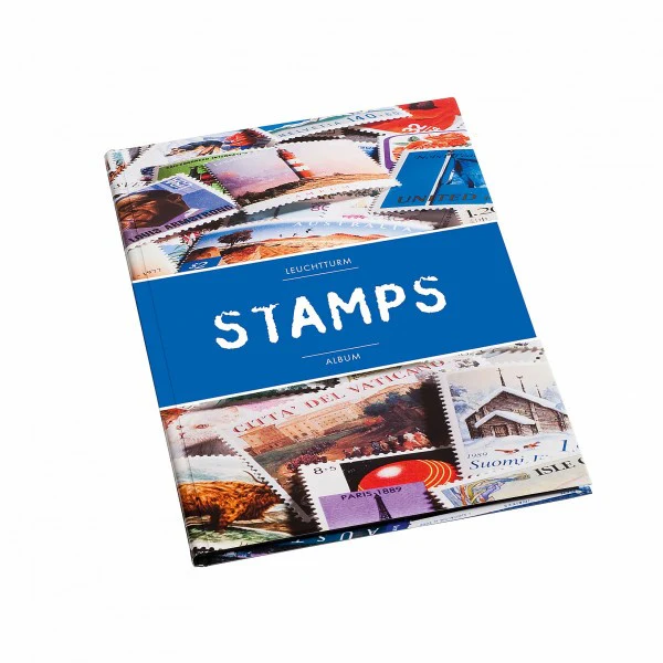 Klaser na znaczki Leuchtturm Stamp Album A5 - niebieski - Image 3