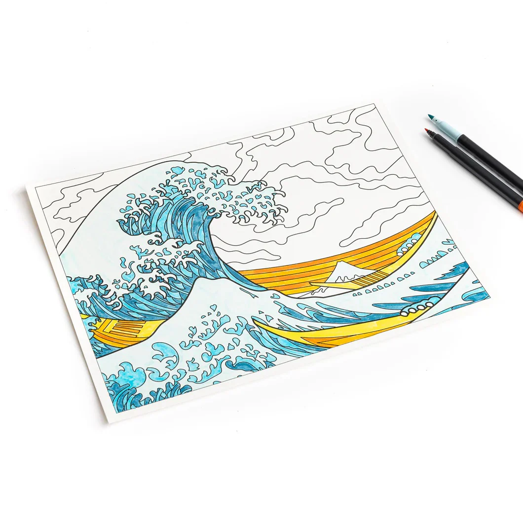 Kolorowanka | Katsushika Hokusai - Image 4