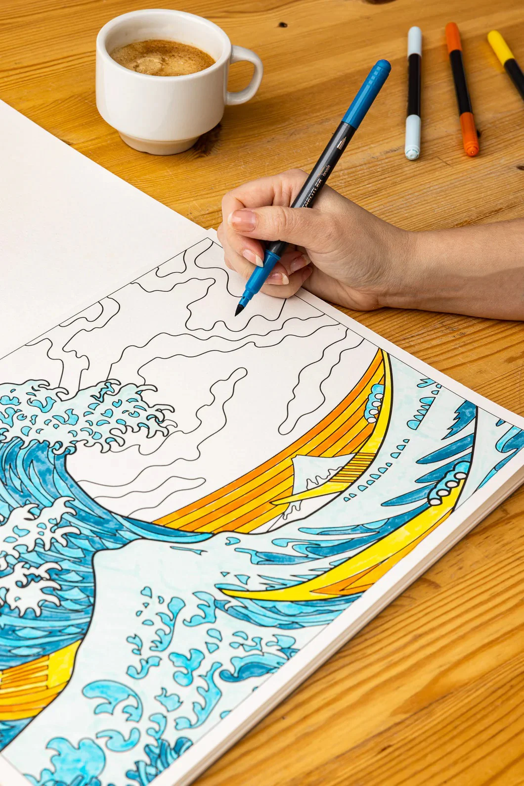 Kolorowanka | Katsushika Hokusai - Image 5