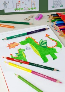 Kredki Faber-Castell Zamek 12+3 sztuk - Image 4