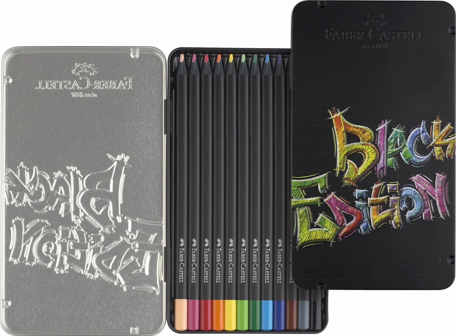 Kredki trójkątne Faber-Castell Black Edition | 12 kolorów - Image 3