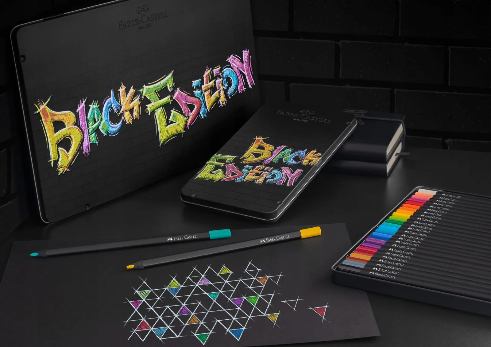Kredki trójkątne Faber-Castell Black Edition | 24 kolory - Image 3