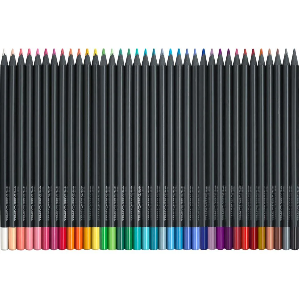 Kredki trójkątne Faber-Castell Black Edition | 36 kolorów - Image 2