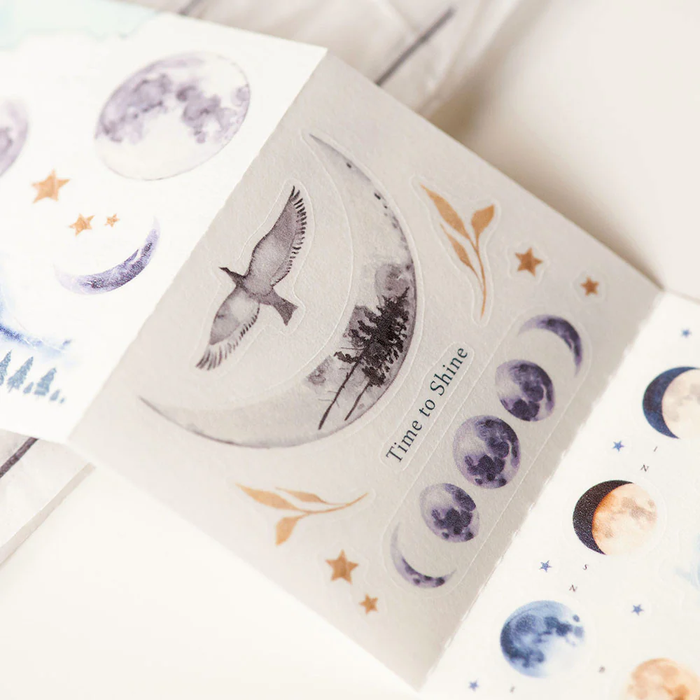 Książeczka z naklejkami washi | Czar Księżyca - Image 4