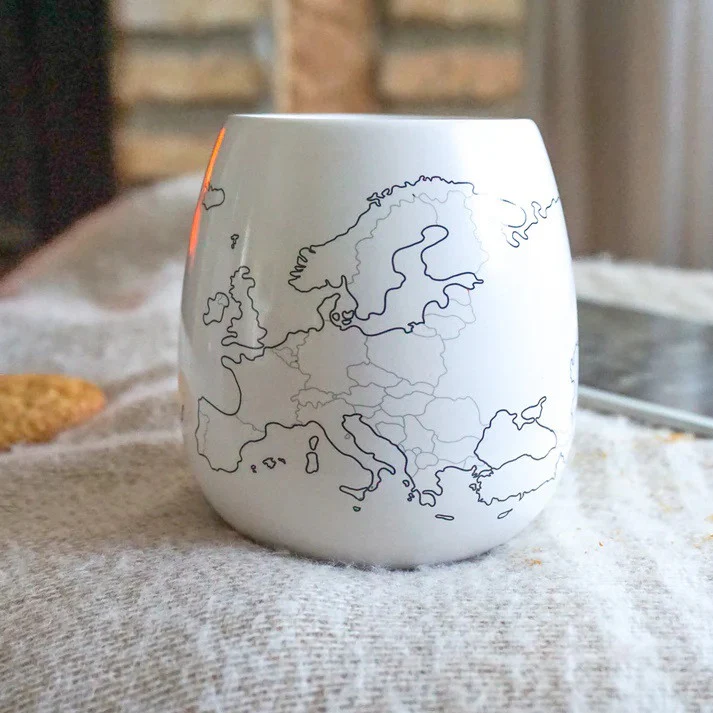 Kubek ceramiczny do kolorowania | Mapa Europy - Image 3