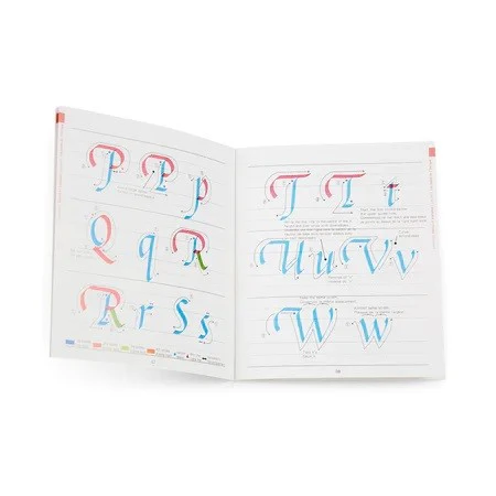 Kuretake książeczka do kaligrafii Zig Calligraphy Italic Book - Image 3
