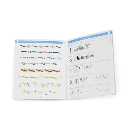 Kuretake książeczka do kaligrafii Zig Calligraphy Italic Book - Image 4