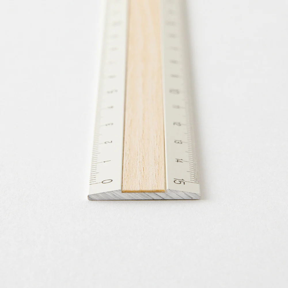Linijka Midori 15cm | Kość Słoniowa + Białe Drewno - Image 4