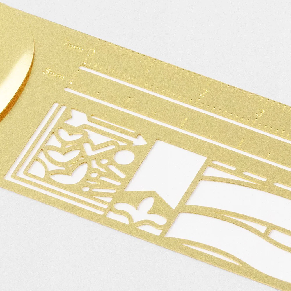 Linijka Midori Clip Ruler | Wzór Dekoracyjny A - Image 3