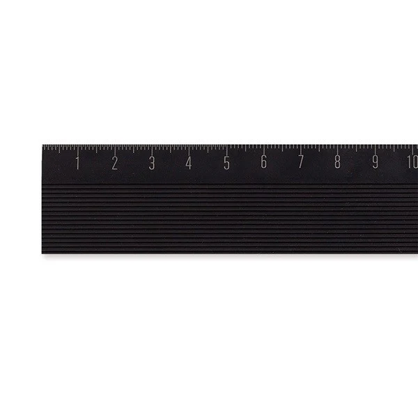 Linijka z magnesem Midori 15 cm | Czarna - Image 2