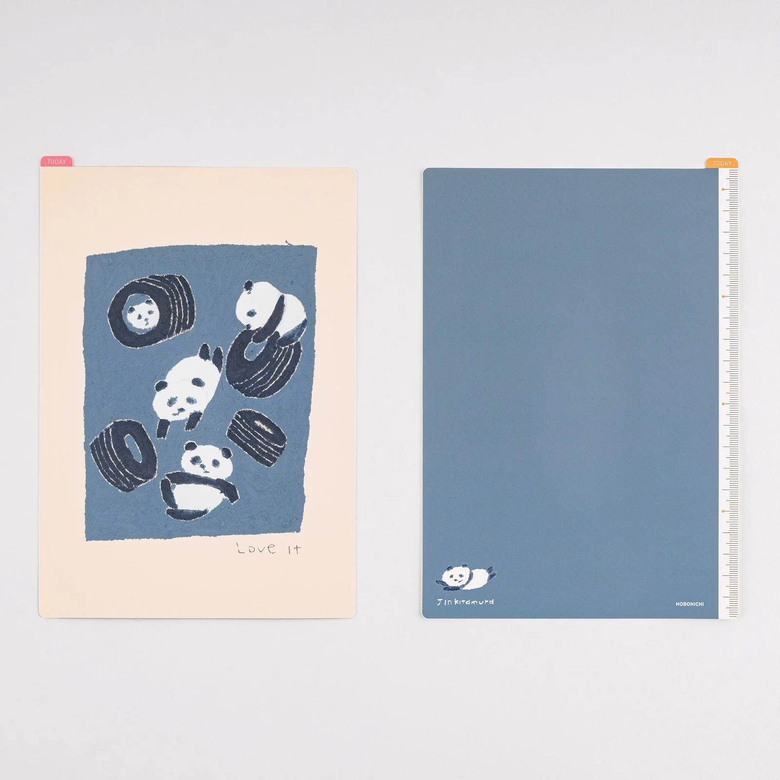 Liniuszek Hobonichi A5 | Jin Kitamura: Love it Panda - Image 2