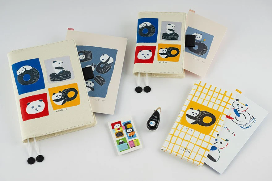 Liniuszek Hobonichi A5 | Jin Kitamura: Love it Panda - Image 5