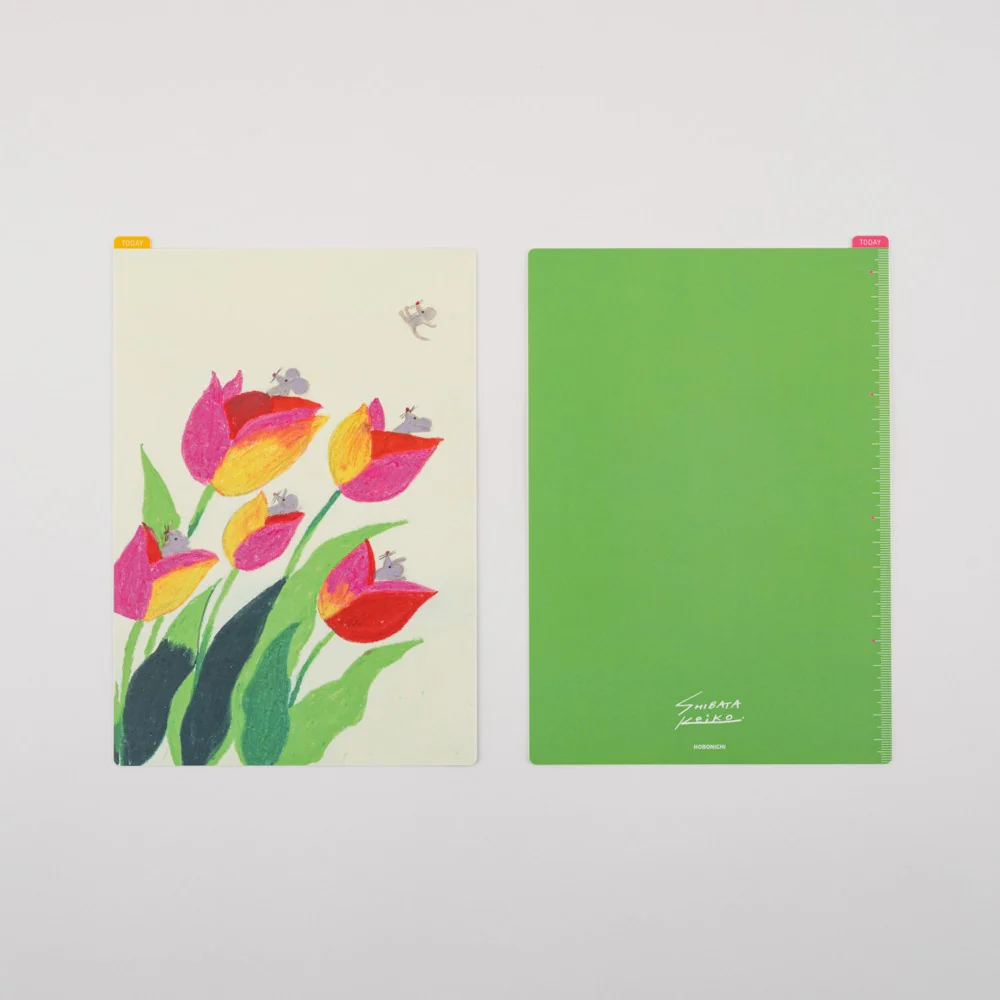 Liniuszek Hobonichi A5 | Keiko Shibata: Swaying tulips - Image 2