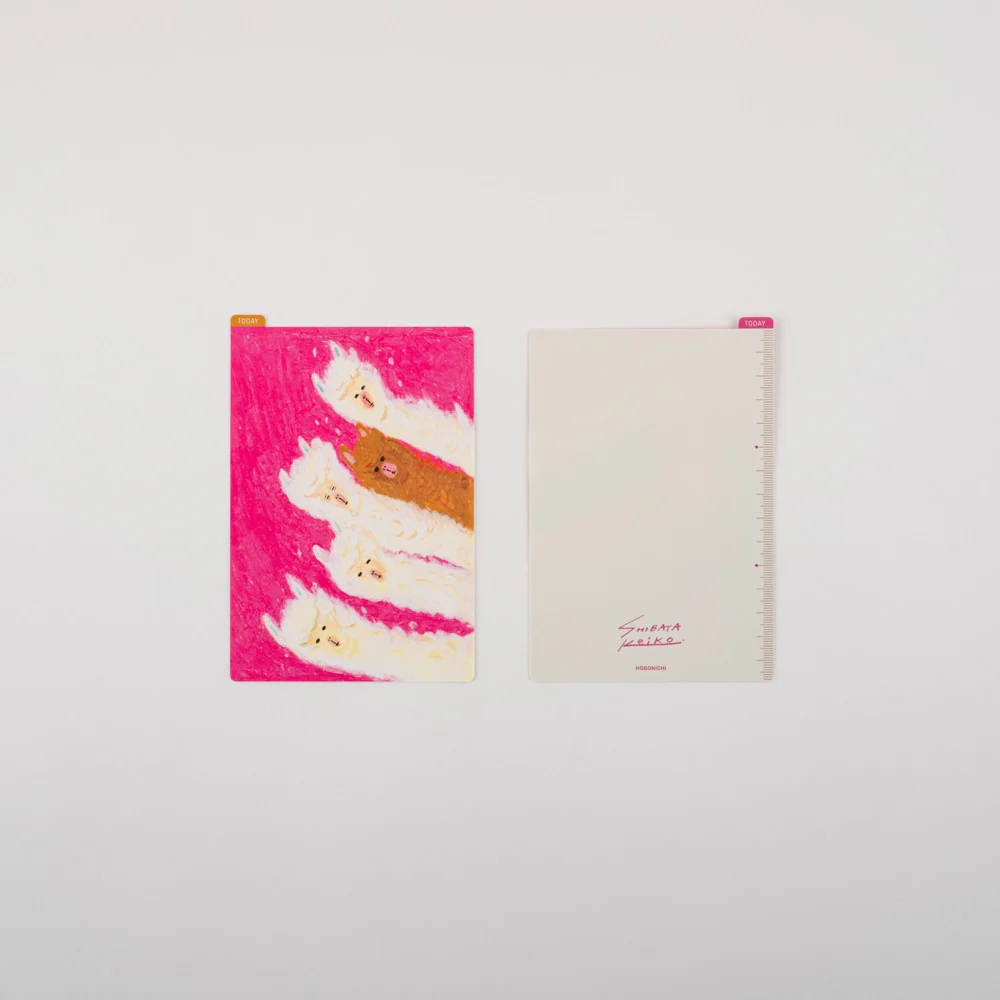 Liniuszek Hobonichi A6 | Keiko Shibata: Upwind alpacas - Image 2