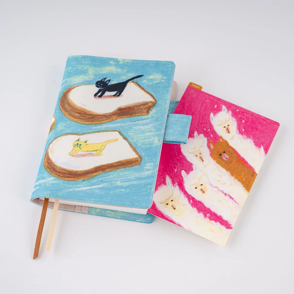 Liniuszek Hobonichi A6 | Keiko Shibata: Upwind alpacas - Image 3
