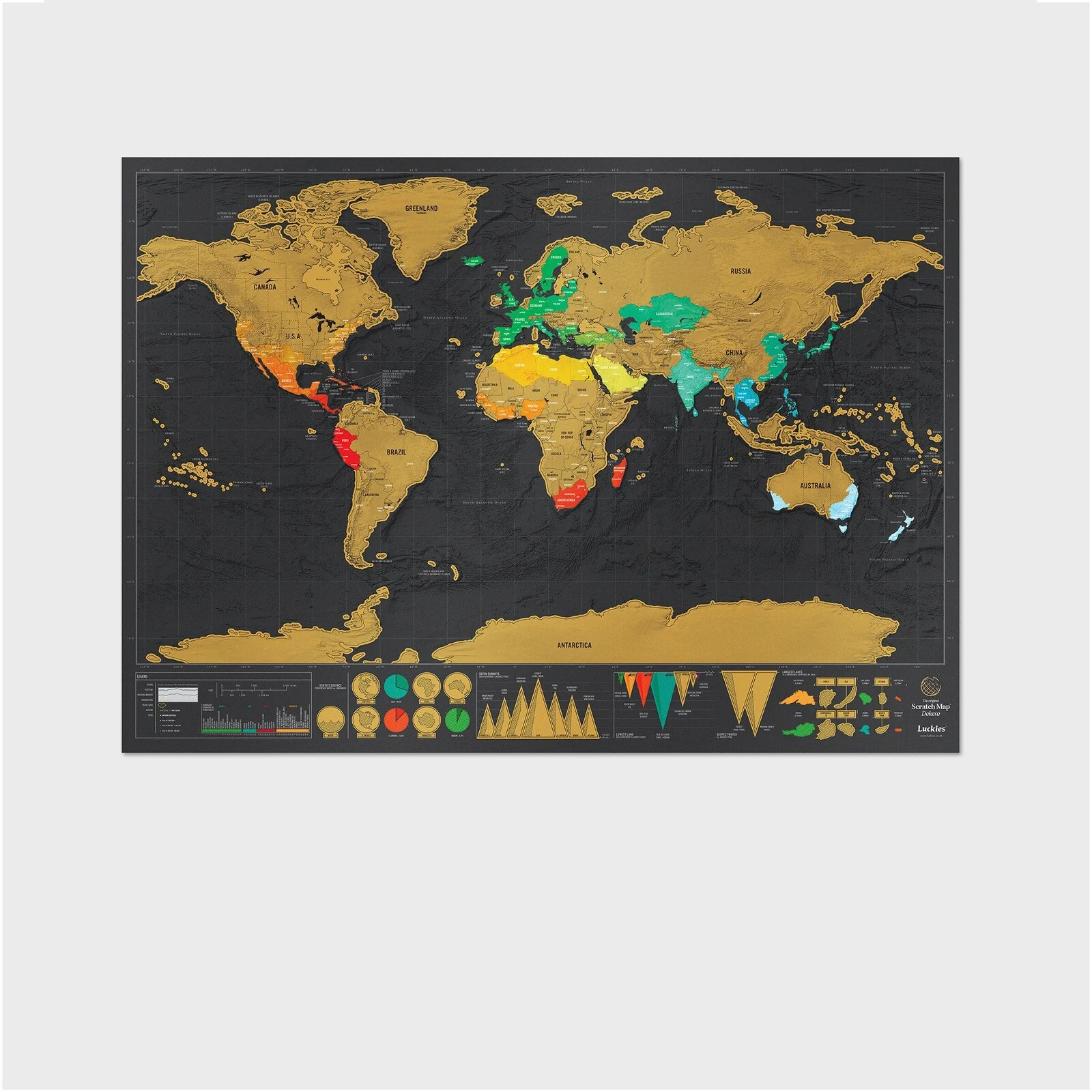 Mapa świata do zdrapywania | A3 - Image 3