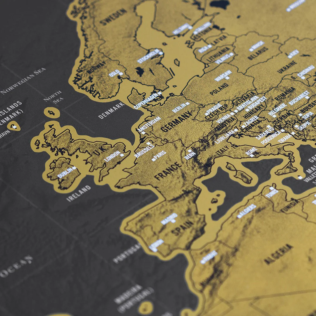 Mapa świata do zdrapywania | A3 - Image 4